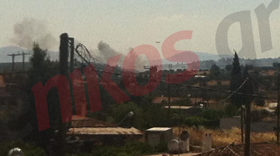 ΦΩΤΟ αναγνώστη-Η φωτιά στα Πολιτικά Ευβοίας