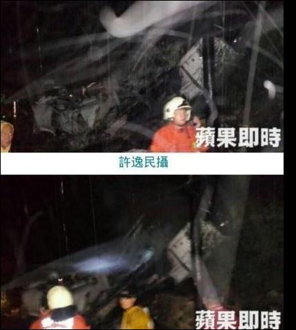 ΦΩΤΟ-Tαϊβάν-51 νεκροί από τη συντριβή του αεροσκάφους