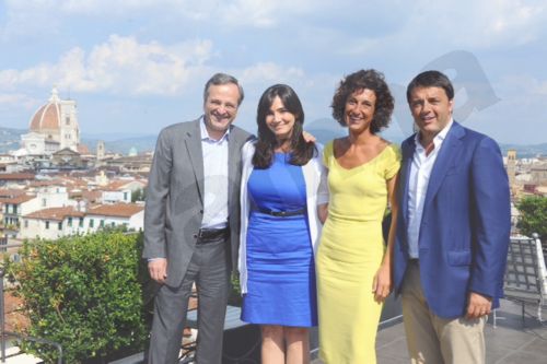 ΦΩΤΟ-Γεύμα Σαμαρά-Ρέντσι στη Φλωρεντία