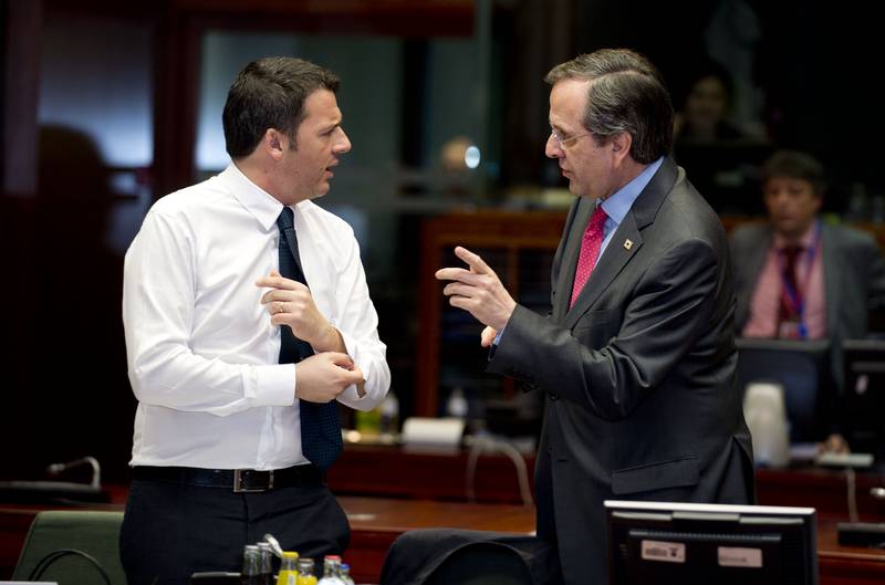 Γεύμα του Ρέντσι στον Σαμαρά