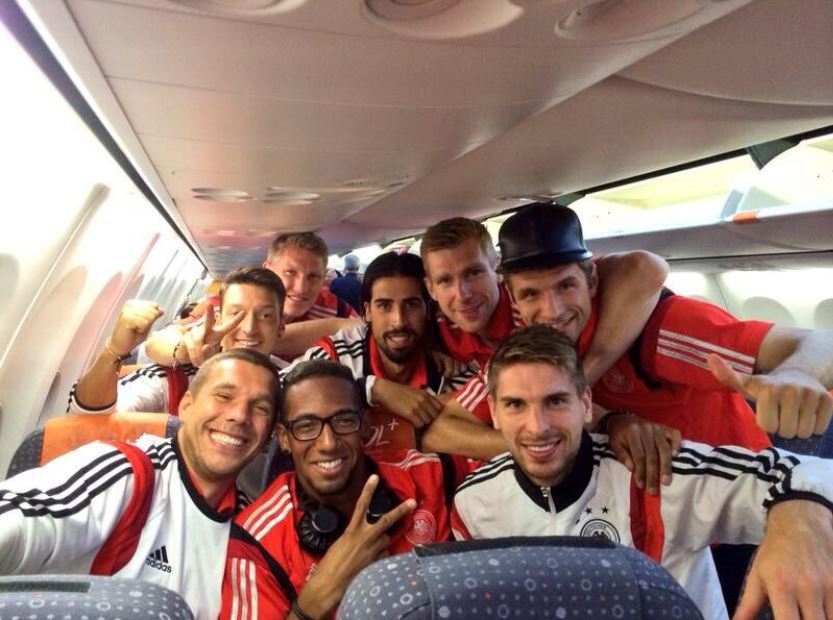 Οι selfies των Γερμανών διεθνών μετά το θρίαμβο