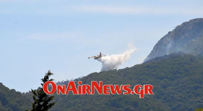 Φωτιά στην εθνική οδό Αντιρρίου-Ιωαννίνων