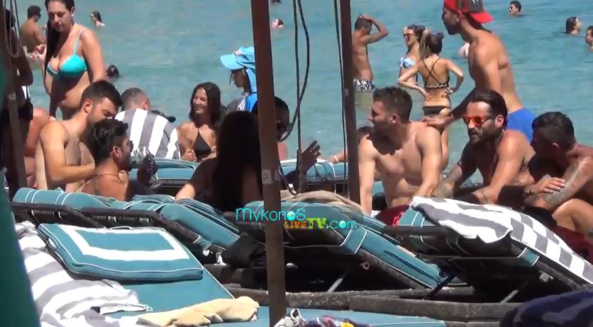 ΒΙΝΤΕΟ-Η “κάθοδος” των ποδοσφαιριστών στην Μύκονο