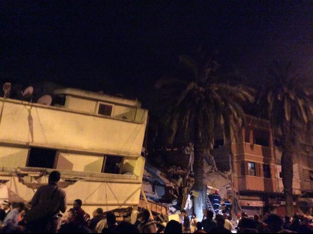 A building collapse in Casablanca