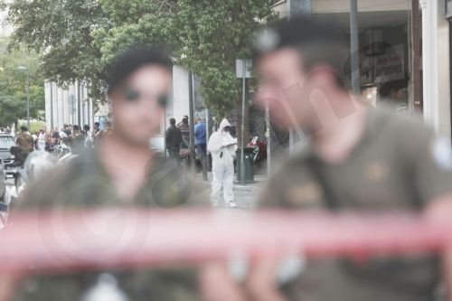 ΦΩΤΟ-Το σημείο της συμπλοκής ερευνά η Αντιτρομοκρατική