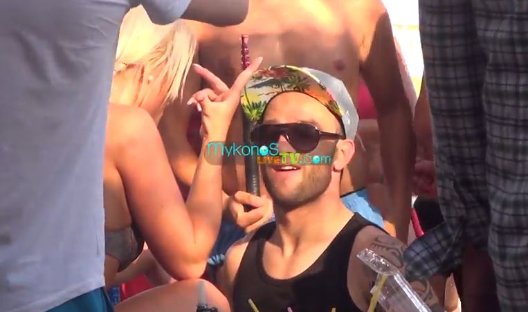ΒΙΝΤΕΟ-O Ματιέ Βαλμπουενά στην Μύκονο