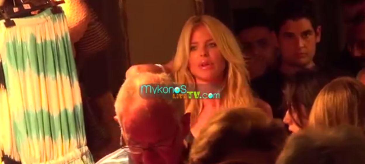 ΒΙΝΤΕΟ-Η Βικτόρια Σίλβστεντ στην Μύκονο