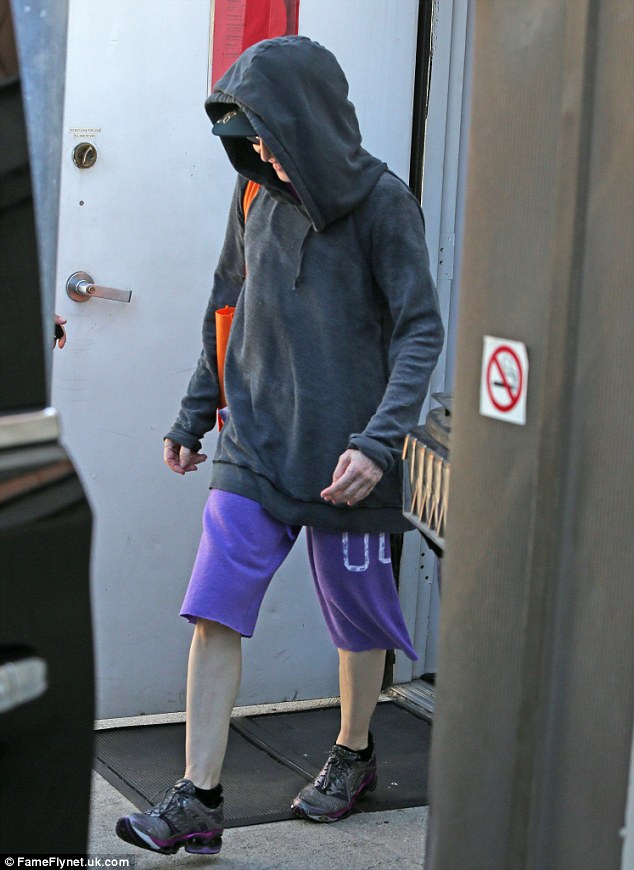 Reason to keep fit: The star is likely also staying in shape to keep up with her new toyboy lover Timor Steffens