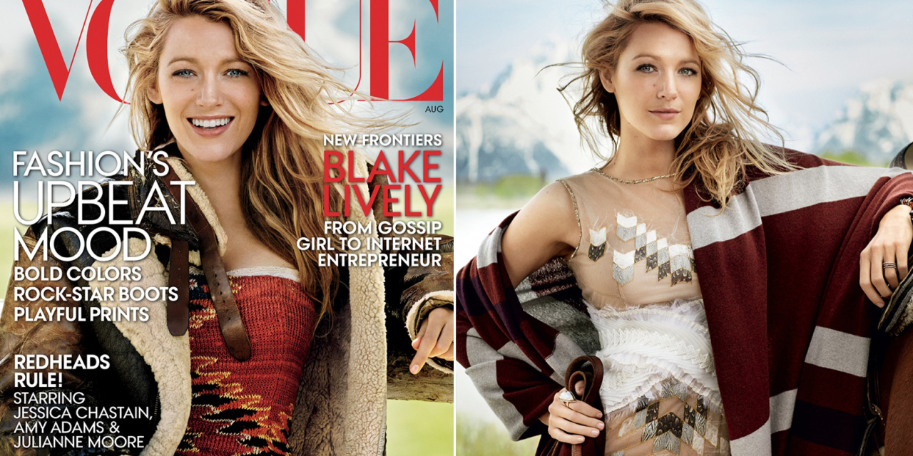 ΦΩΤΟ-H Μπλέικ Λάιβλι στην αμερικανική Vogue