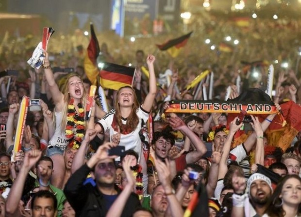 ΒΙΝΤΕΟ-Οι πανηγυρισμοί των Γερμανών