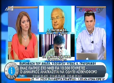 ΒΙΝΤΕΟ-Γρηγοράκος για τη Σύμη: Έχετε έναν γιατρό που τα βγάζει πέρα μια χαρά