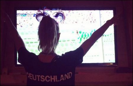 ΦΩΤΟ-Οι πανηγυρισμοί της Χάιντι Κλουμ για το γκολ της Γερμανίας