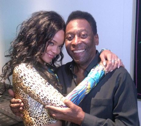 ΦΩΤΟ-Η συνάντηση του Πελέ με την Ριάνα