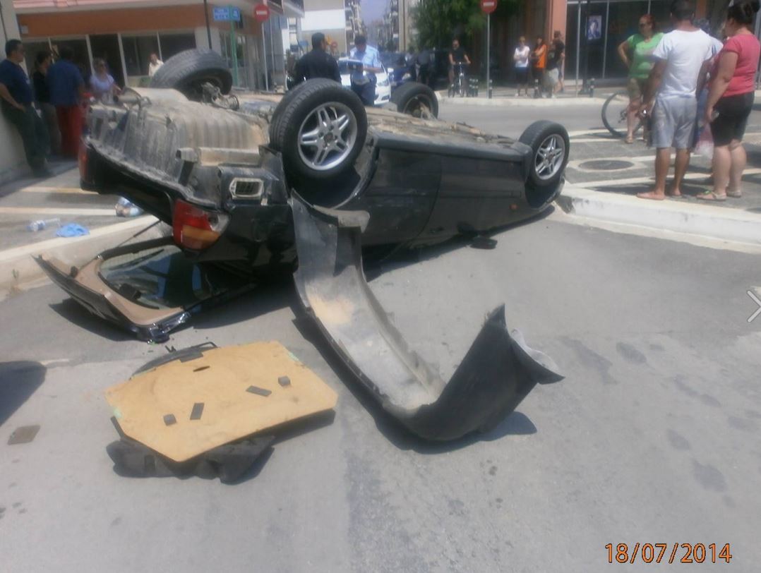 Δύο τροχαία στην Κρήτη