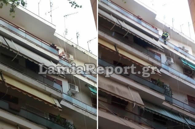 Λαμία-Συναγερμός για φωτιά σε διαμέρισμα