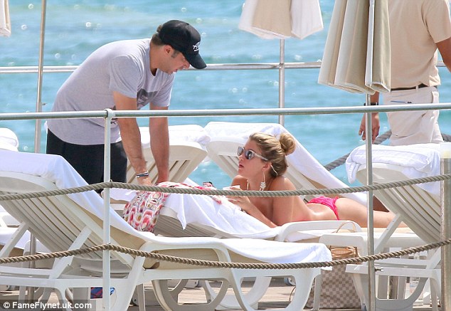 Famous flames: Amy had a very public romance with TOWIE star Joey Essex after they hooked up on TV show I'm A Celebrity Get Me Out Of Here last year 