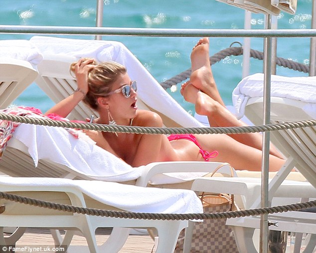 What's caught your eye? At one point Amy crossed her legs and look quite startled 