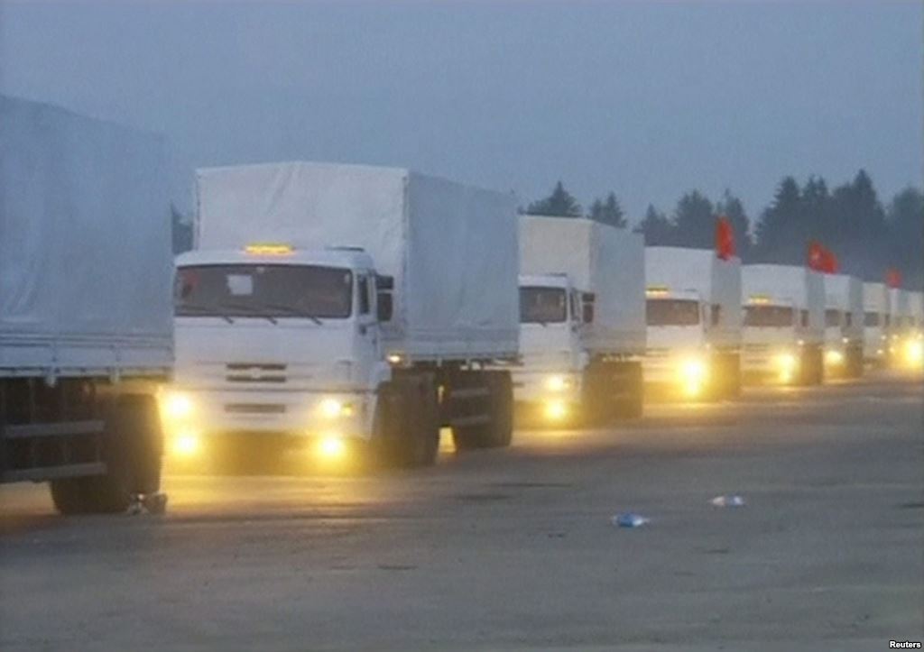 Τα πρώτα φορτηγά της αυτοκινητοπομπής επιστρέφουν στη Ρωσία