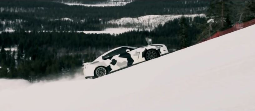 ΒΙΝΤΕΟ-To NISSAN GT-R πήρε τα… χιονισμένα βουνά