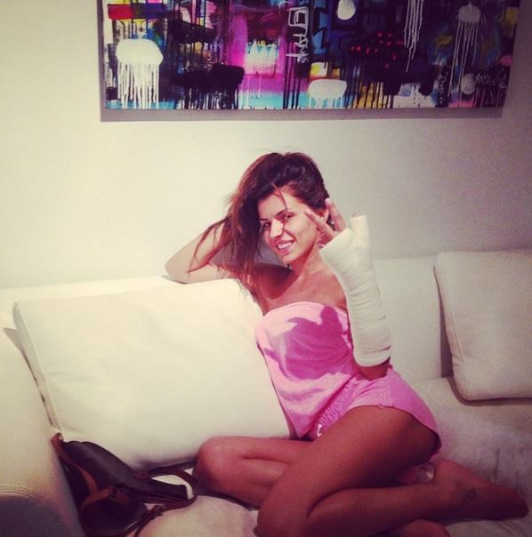 ΦΩΤΟ-Ατύχημα για την Χριστίνα Κολέτσα