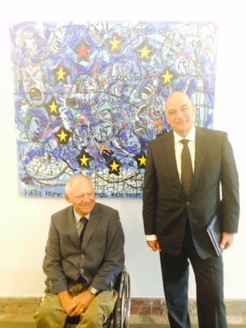 Αυτά συζήτησαν Δένδιας-Σόιμπλε