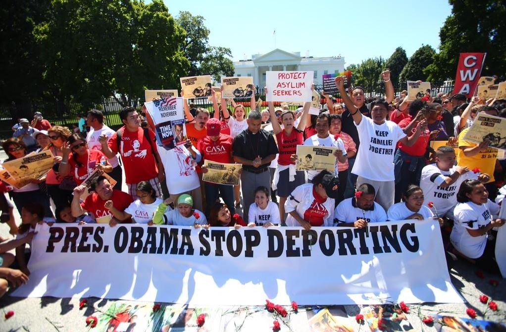 Συλλήψεις διαδηλωτών στον Λευκό Οίκο