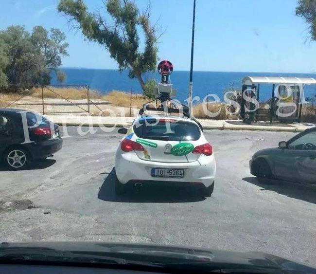 ΦΩΤΟ-Το αυτοκίνητο της Google “όργωσε” τους δρόμους του Πειραιά