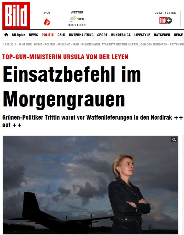 Ξεκίνησαν οι γερμανικές αποστολές στο Ιράκ