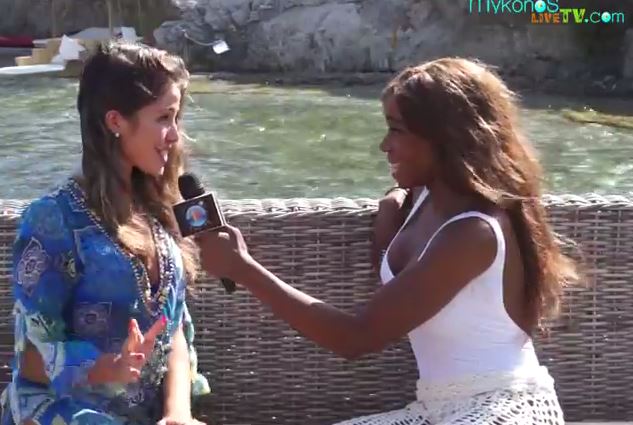 ΒΙΝΤΕΟ-Η Μις Πορτογαλία στη Μύκονο