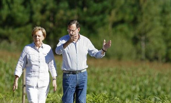 “Πεζοπορία” μίας ώρας για Μέρκελ και Ραχόι