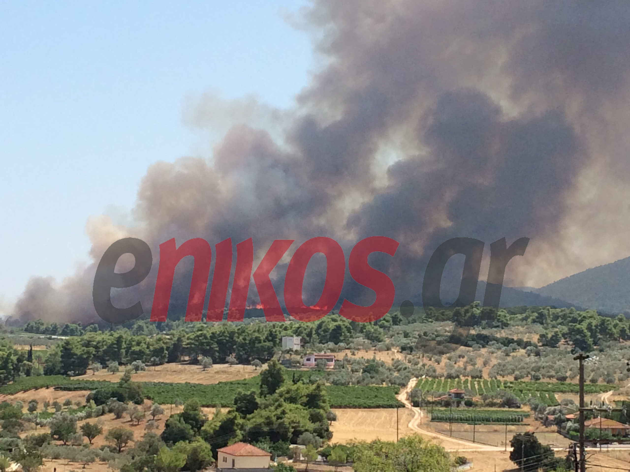 Ενισχύθηκαν οι δυνάμεις της Πυροσβεστικής στην Κόρινθο