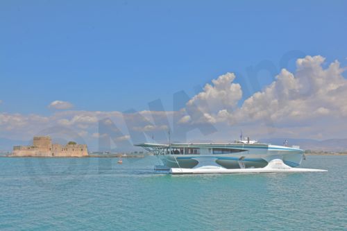 ΦΩΤΟ-Γιατί κατέπλευσε στο Ναύπλιο το καταμαράν Planet Solar