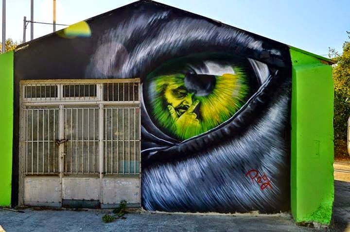 ΦΩΤΟ: Γκράφιτι έδωσε “ζωή” σε εγκαταλελειμμένη αποθήκη