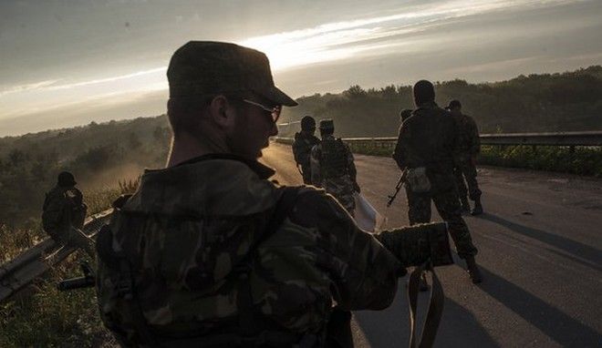 Πυρά στο κέντρο του Ντόνετσκ