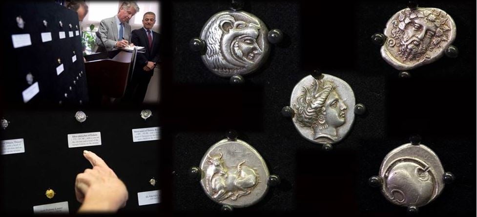 ΗΠΑ: Αρχαία νομίσματα επιστράφηκαν στην Ελλάδα
