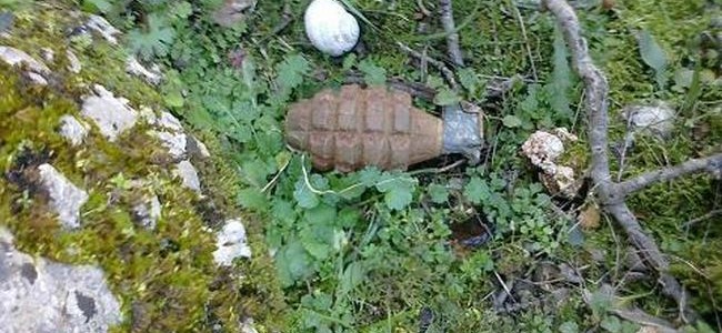 Βρέθηκε χειροβομβίδα στην Παναγούλα Αιτωλοακαρνανίας