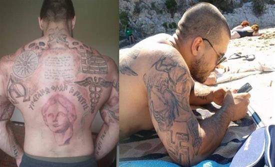 ΦΩΤΟ-Τα τατουάζ των νεαρών που δολοφονήθηκαν στη Μάνη