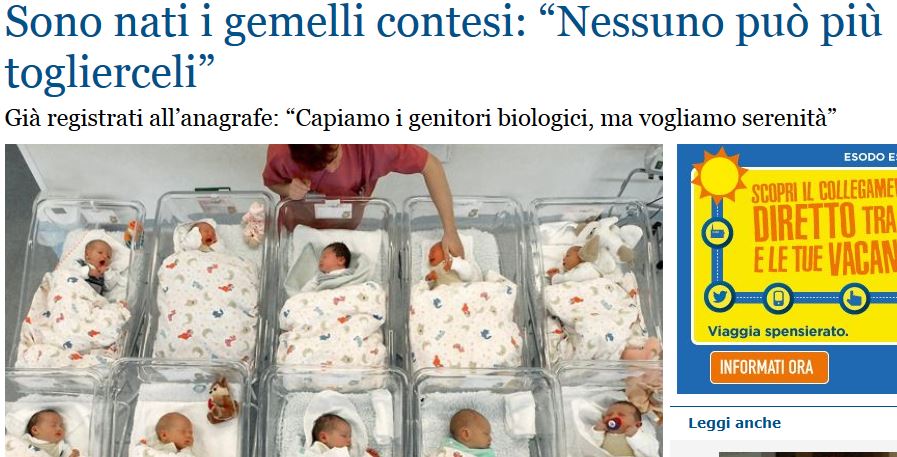 Γεννήθηκαν τα «δίδυμα με τέσσερις γονείς»