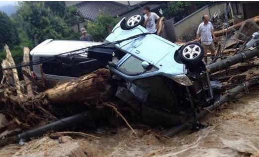Χιροσίμα-18 νεκροί, 13 αγνοούμενοι από τις πλημμύρες