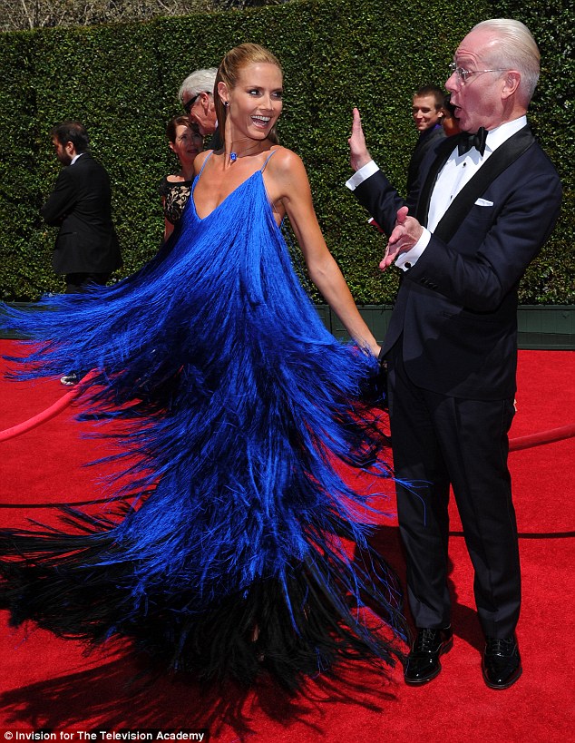 Special: The dress was made by Project Runway designer Sean Kelly and Heidi thanked him on Twitter