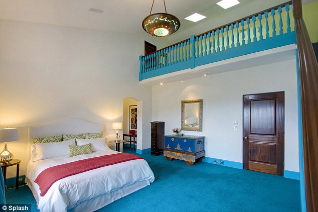 A house for all: Known as the Villa of Smiles, the property includes a 20,000-square-foot five bedroom, six full and five half bathrooms main house and a four bedroom guest house