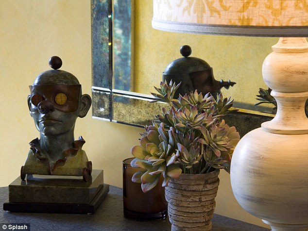 Little surprises: Hidden through the home is comical elements that giveaway who its owner was