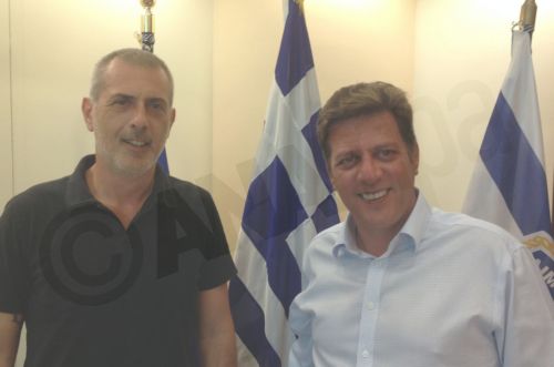 ΦΩΤΟ-Συνάντηση Βαρβιτσιώτη-Μώραλη