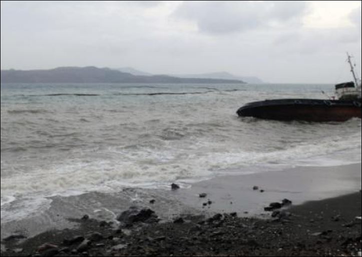 Καμία ρύπανση από την προσάραξη φορτηγού πλοίου στις Οινούσσες