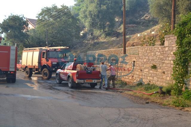 ΒΙΝΤΕΟ-Η φωτιά στην Αρχαία Μεσσήνη