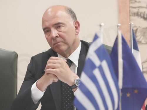 Συνάντηση του Χαρδούβελη με τον Μοσκοβισί