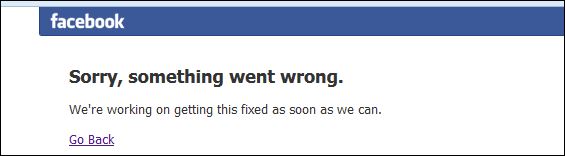Πρόβλημα στη λειτουργία του Facebook