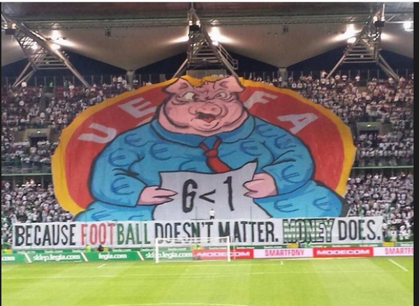 ΒΙΝΤΕΟ-ΦΩΤΟ-Το μήνυμα των οπαδών της Λέγκια στην UEFA