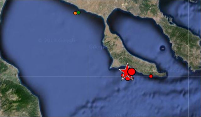 Ισχυρός σεισμός 5,1 Ρίχτερ κοντά στη Χαλκιδική