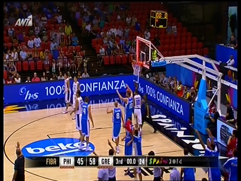 LIVE: Φιλιππίνες-Ελλάδα 45-58 (30′ )